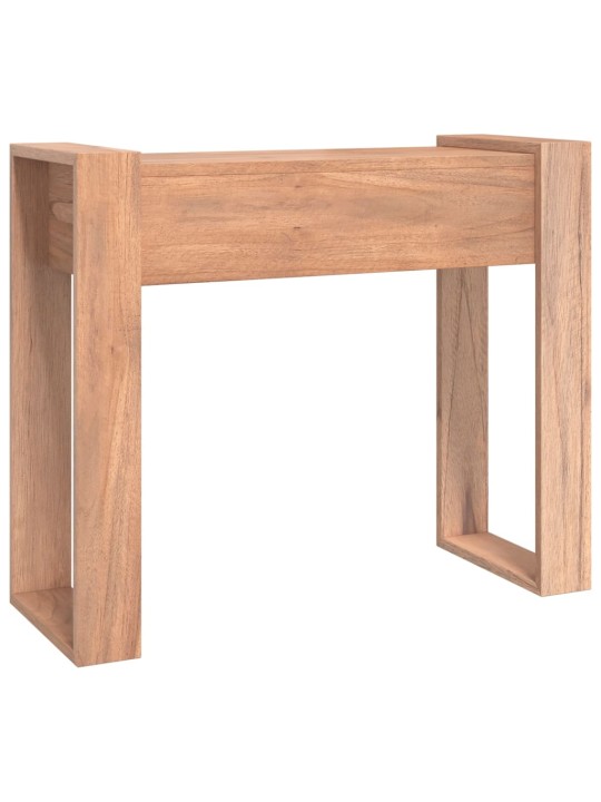 Konzolový stolek 90 x 35 x 75 cm masivní teakové dřevo