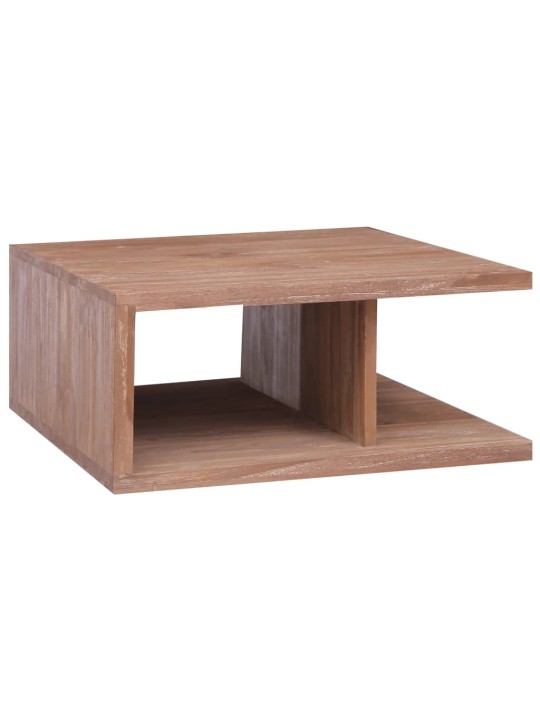 Konferenční stolek 70 x 70 x 30 cm masivní teakové dřevo