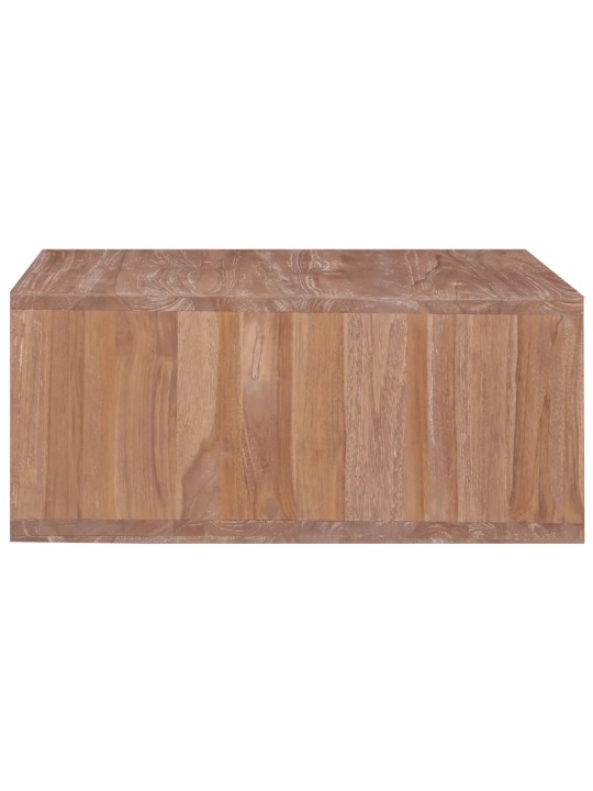 Konferenční stolek 70 x 70 x 30 cm masivní teakové dřevo