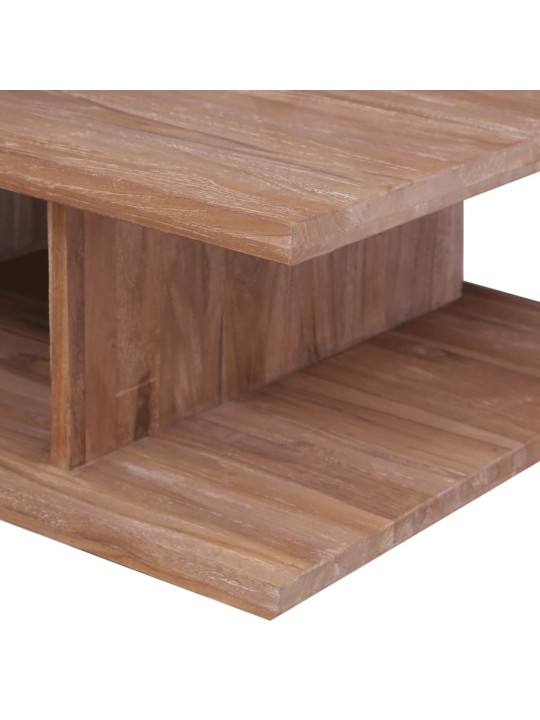 Konferenční stolek 70 x 70 x 30 cm masivní teakové dřevo