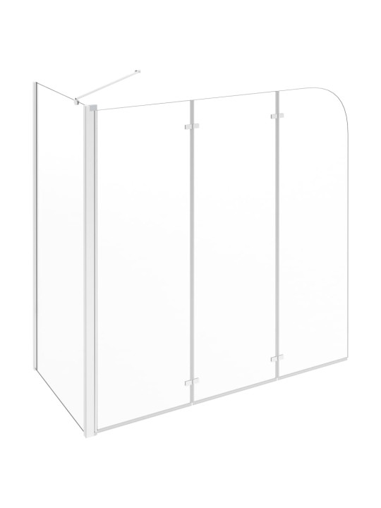Sprchový kout 120 x 69 x 130 cm tvrzené sklo průhledný