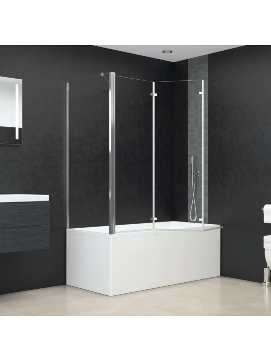 Sprchový kout 120 x 69 x 130 cm tvrzené sklo průhledný