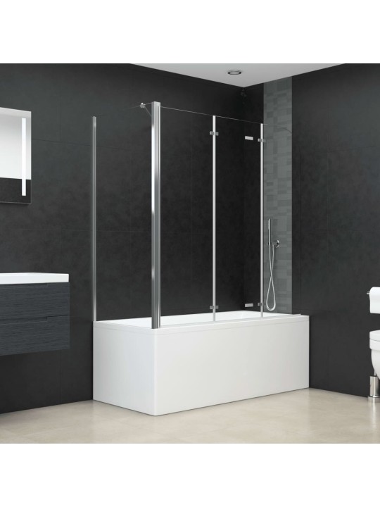 Sprchový kout 120 x 69 x 130 cm tvrzené sklo průhledný