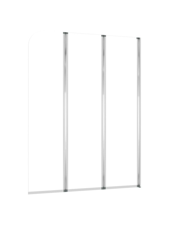 Sprchové kouty 2 ks 104 x 130 cm tvrzené sklo průhledné