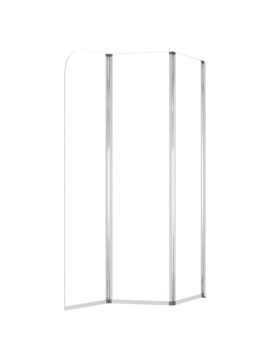Sprchové kouty 2 ks 104 x 130 cm tvrzené sklo průhledné