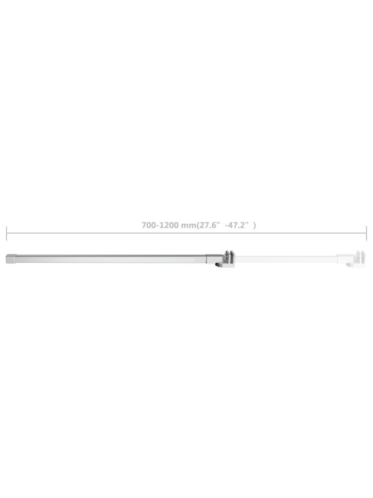 Podpůrné rameno pro sprchový kout nerezová ocel 70–120 cm
