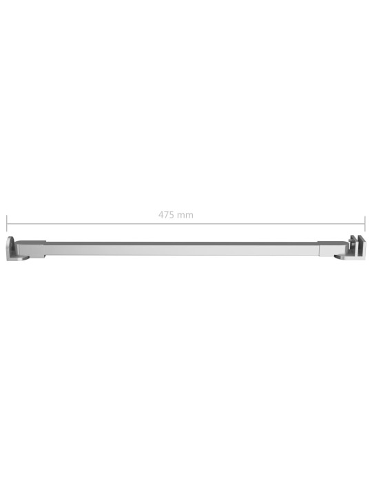 Podpůrné rameno pro sprchový kout nerezová ocel 47,5 cm