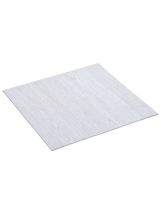 Samolepicí podlahové desky 5,11 m² PVC bílé