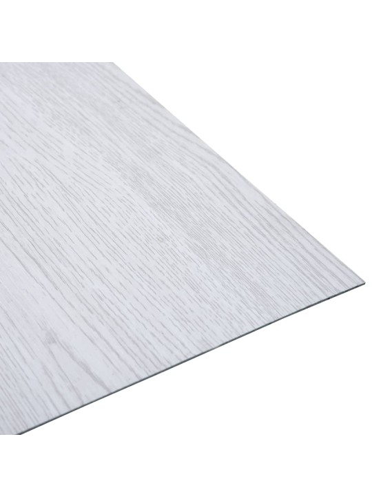 Samolepicí podlahové desky 5,11 m² PVC bílé