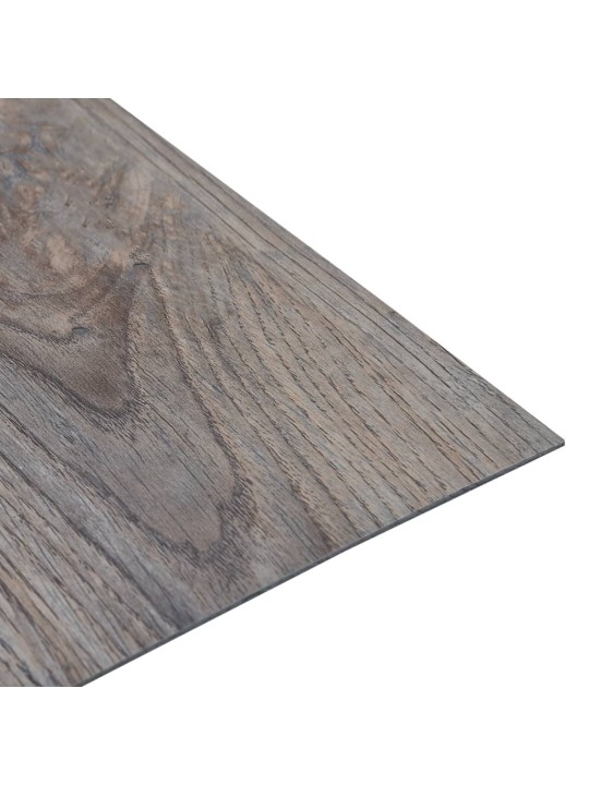 Samolepicí podlahové desky 5,11 m² PVC světle hnědé