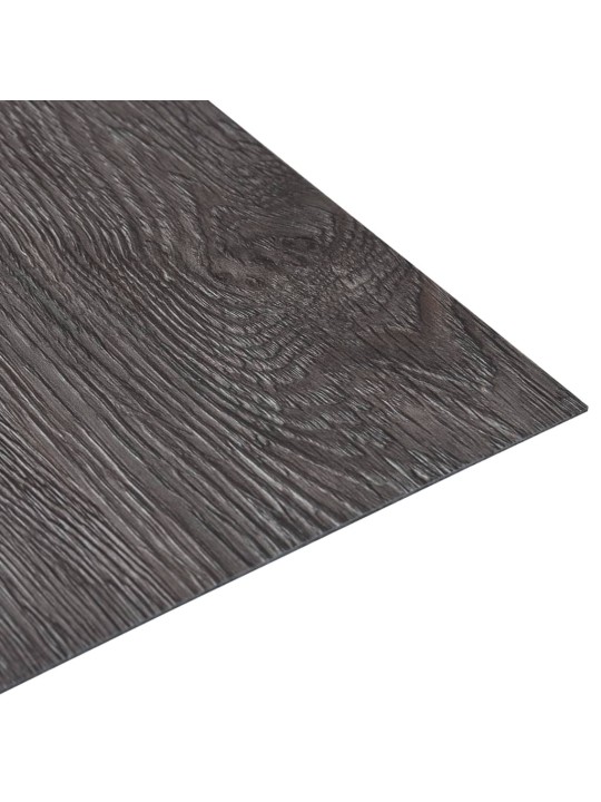 Samolepicí podlahové desky 5,11 m² PVC hnědé