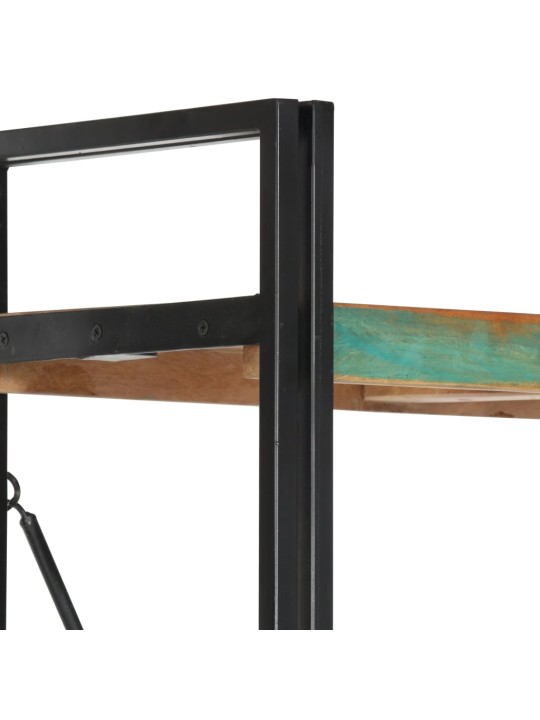 Knihovna s 5 policemi 60x30x180 cm masivní recyklované dřevo