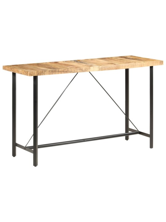 Barový stůl 180 x 70 x 107 cm hrubé mangovníkové dřevo