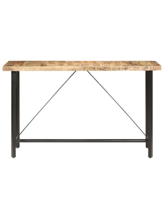 Barový stůl 180 x 70 x 107 cm hrubé mangovníkové dřevo