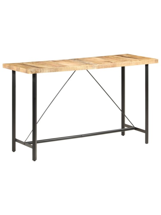 Barový stůl 180 x 70 x 107 cm hrubé mangovníkové dřevo