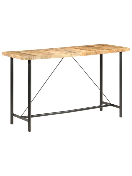 Barový stůl 180 x 70 x 107 cm hrubé mangovníkové dřevo