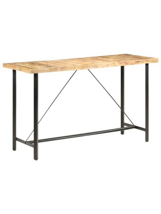 Barový stůl 180 x 70 x 107 cm hrubé mangovníkové dřevo