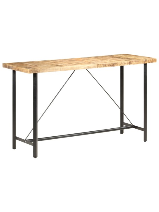 Barový stůl 180 x 70 x 107 cm hrubé mangovníkové dřevo