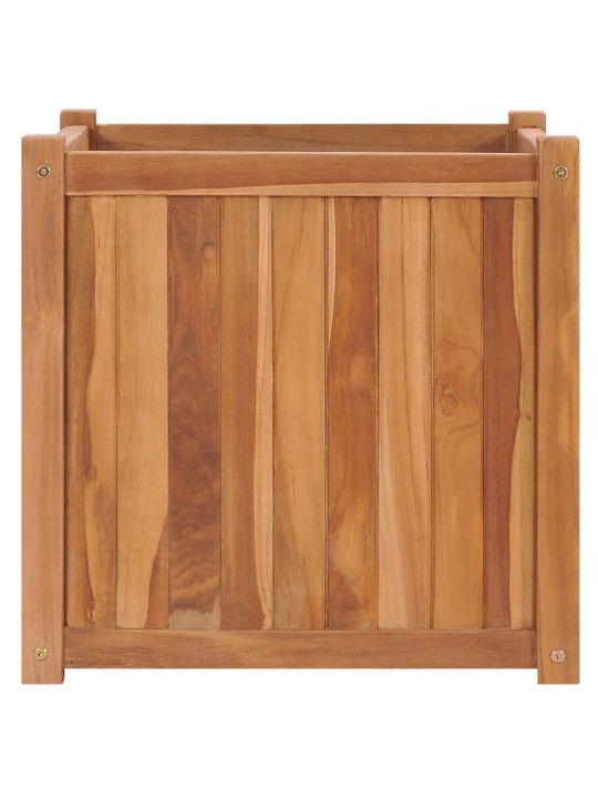 Vyvýšený záhon 50 x 50 x 50 cm masivní teakové dřevo