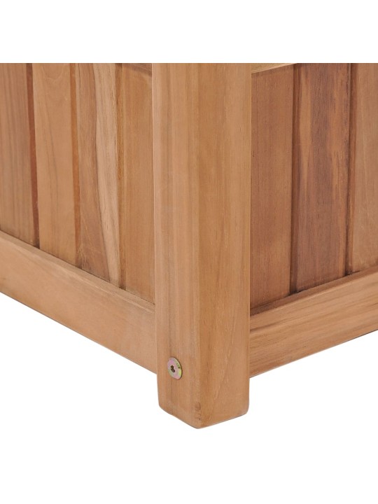 Vyvýšený záhon 100 x 30 x 25 cm masivní teakové dřevo