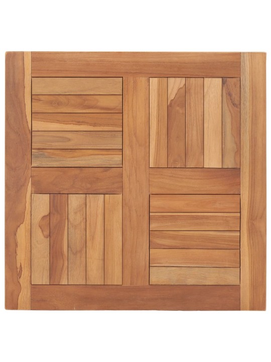 Stolní deska masivní teakové dřevo 60 x 60 x 2,5 cm