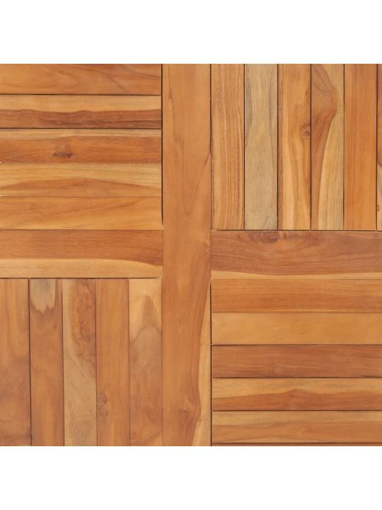 Stolní deska masivní teakové dřevo čtvercová 90 x 90 x 2,5 cm