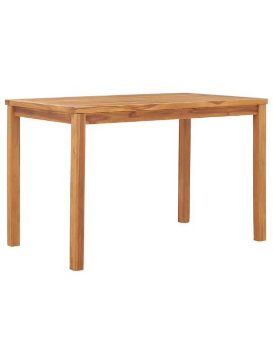 Zahradní jídelní stůl 120 x 70 x 77 cm masivní teakové dřevo