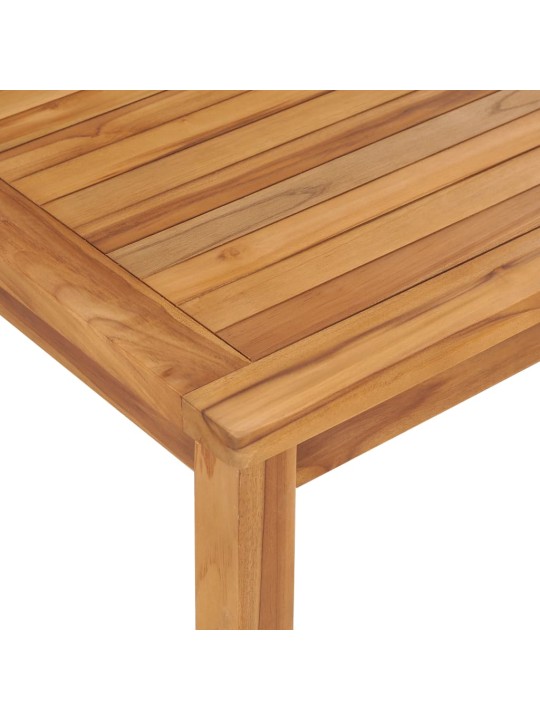 Zahradní jídelní stůl 120 x 70 x 77 cm masivní teakové dřevo