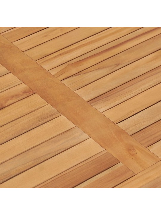 Zahradní jídelní stůl 120 x 70 x 77 cm masivní teakové dřevo