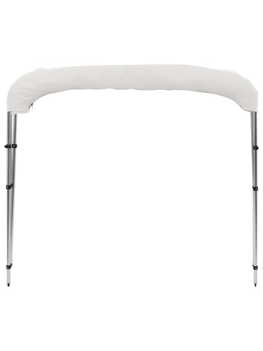 Bimini stříška se 3 oblouky bílá 183 x 196 x 137 cm
