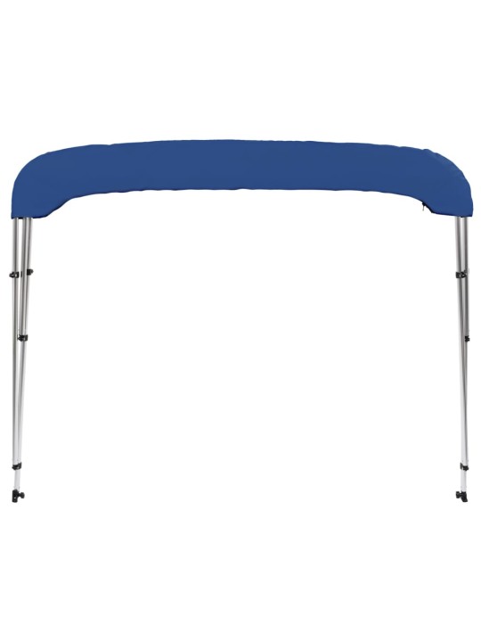 Bimini stříška se 3 oblouky modrá 183 x 140 x 137 cm