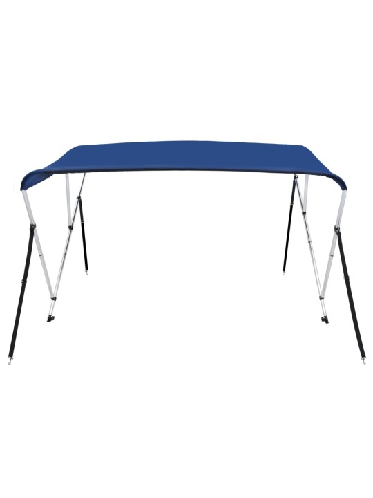 Bimini stříška se 3 oblouky modrá 183 x 160 x 137 cm