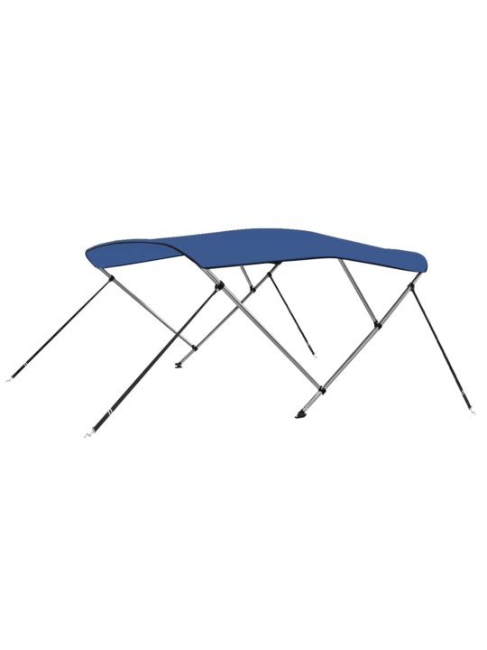 Bimini stříška se 3 oblouky modrá 183 x 196 x 137 cm