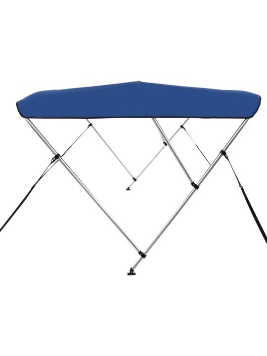 Bimini stříška se 3 oblouky modrá 183 x 196 x 137 cm
