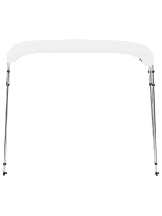 Bimini stříška se 4 oblouky bílá 243 x 196 x 137 cm