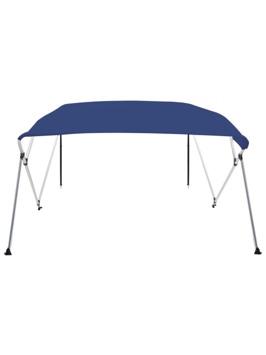 Bimini stříška se 4 oblouky modrá 243 x 180 x 137 cm