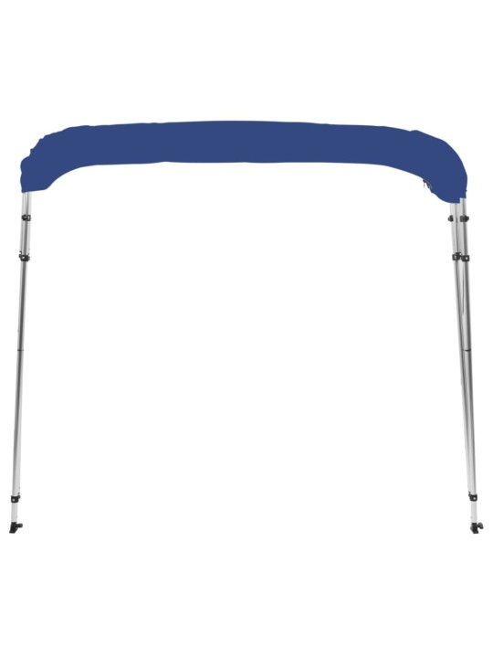 Bimini stříška se 4 oblouky modrá 243 x 196 x 137 cm