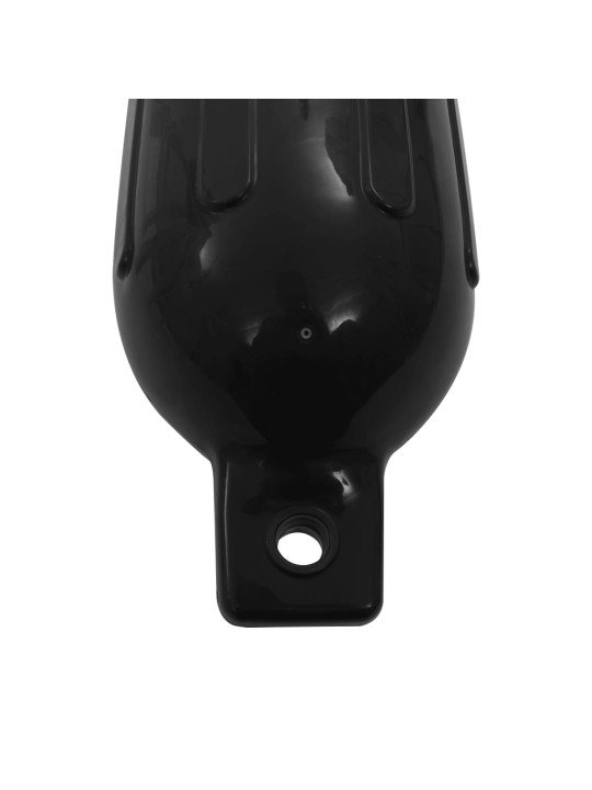 Lodní nárazník 4 ks černý 58,5 x 16,5 cm pvc