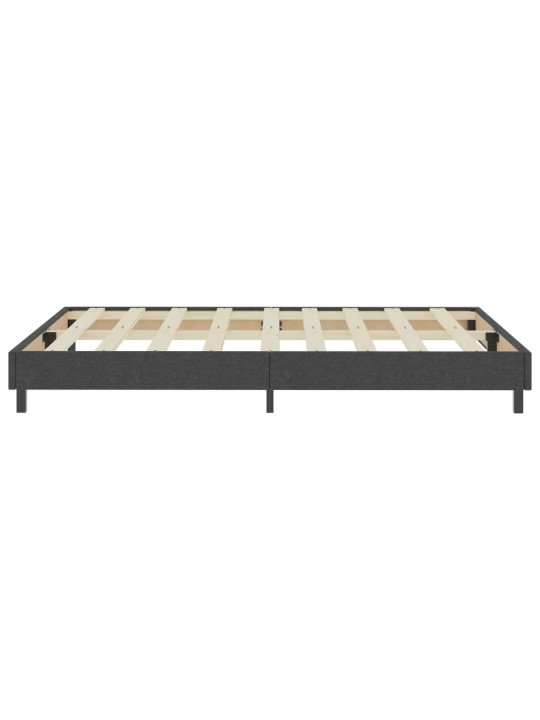 Postel boxspring šedá textil 140 x 200 cm