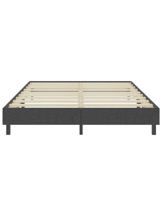 Postel boxspring šedá textil 160 x 200 cm