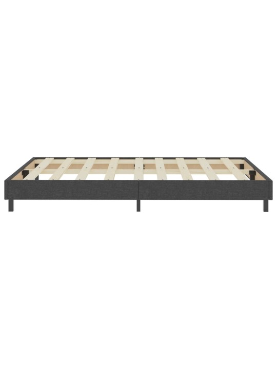 Postel boxspring šedá textil 180 x 200 cm