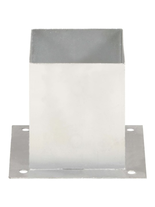 Patka na sloupek 4 ks pozinkovaný kov 121 mm