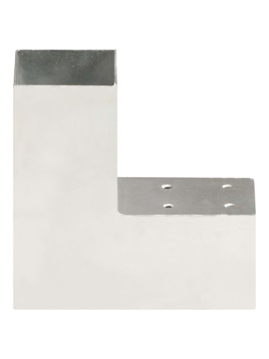 Trámová spojka ve tvaru L pozinkovaný kov 71 x 71 mm