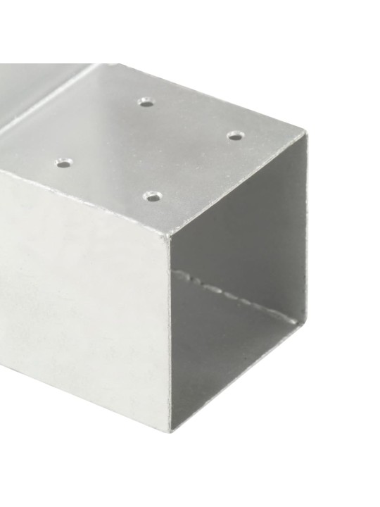Trámová spojka 4 ks ve tvaru L pozinkovaný kov 71 x 71 mm