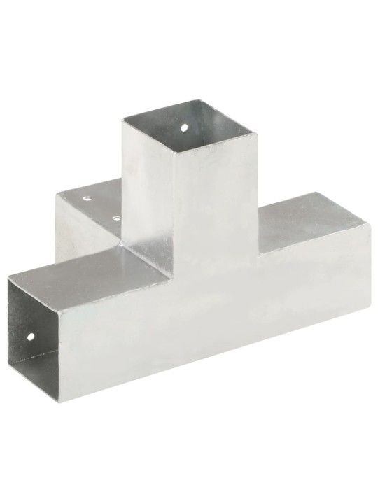 Trámová spojka 4 ks ve tvaru X pozinkovaný kov 71 x 71 mm