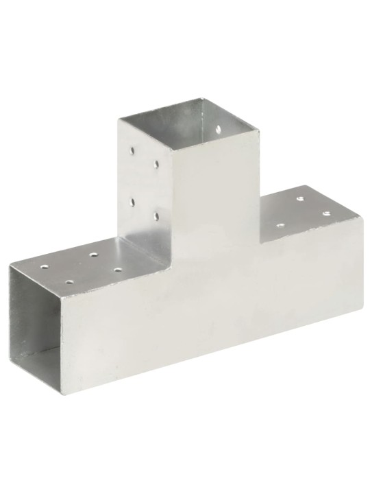 Trámová spojka 4 ks ve tvaru T pozinkovaný kov 81 x 81 mm