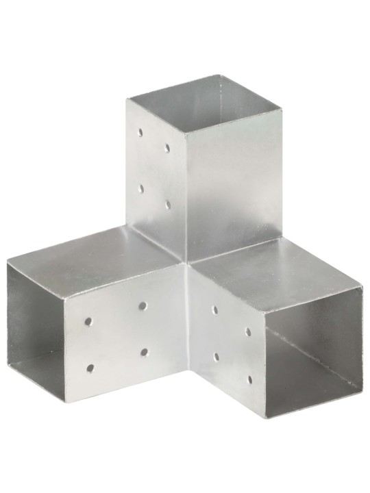 Trámová spojka 4 ks ve tvaru Y pozinkovaný kov 81 x 81 mm