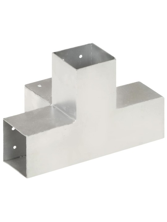 Trámová spojka 4 ks ve tvaru X pozinkovaný kov 81 x 81 mm