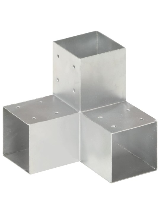Trámová spojka 4 ks ve tvaru Y pozinkovaný kov 91 x 91 mm