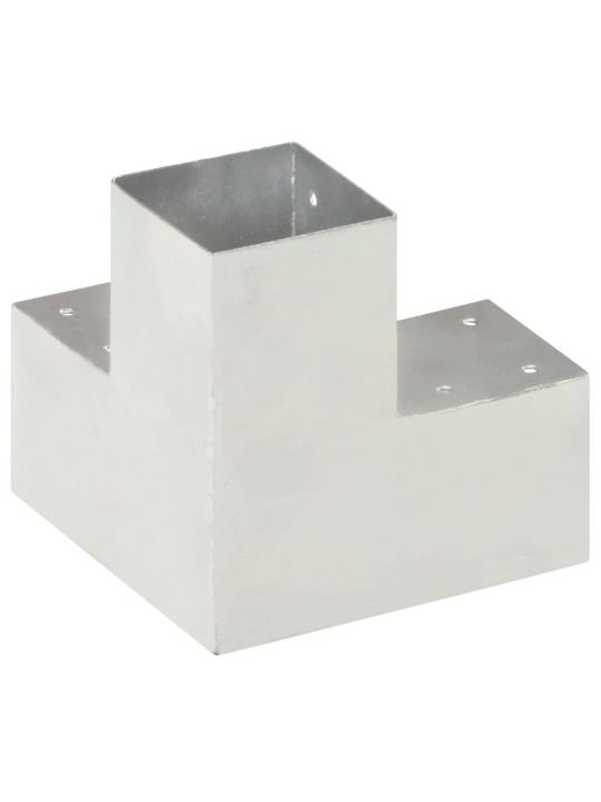 Trámová spojka 4 ks ve tvaru Y pozinkovaný kov 91 x 91 mm